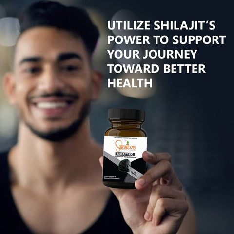 Shilajit Capsules for 2X Strength, Stamina, Vigour, Vitality & Power - Sanatva Ayurvedic