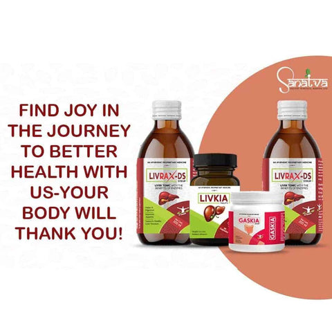 2 Livrax-DS Syrup + Gaskia + Livkia Combo