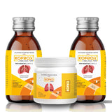 Kofrox Syrup Combo For Dry Cough Management, Productive Cough Relief, Smokers Cough Support