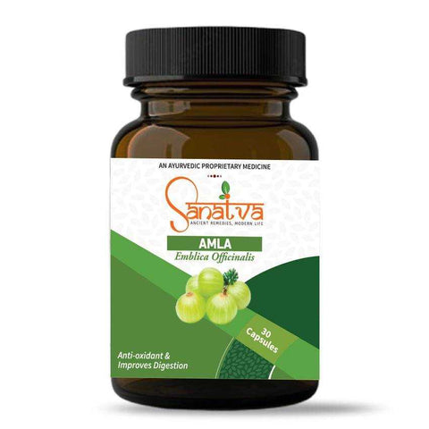 Amla Capsules for Hair Growth, Heart Health, Eye Health, Digestion, Skin Problems and Metabolism