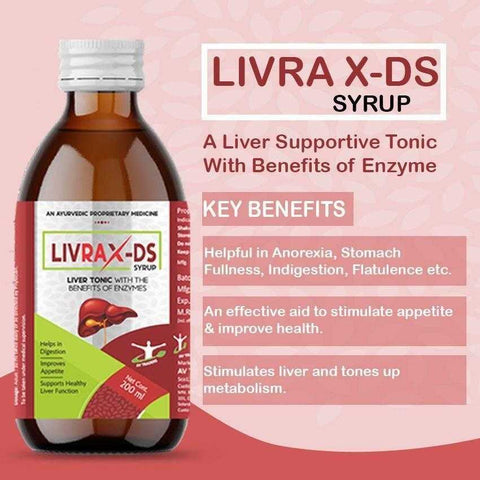 Livrax-DS Syrup and Livkia Combo - Sanatva Ayurvedic