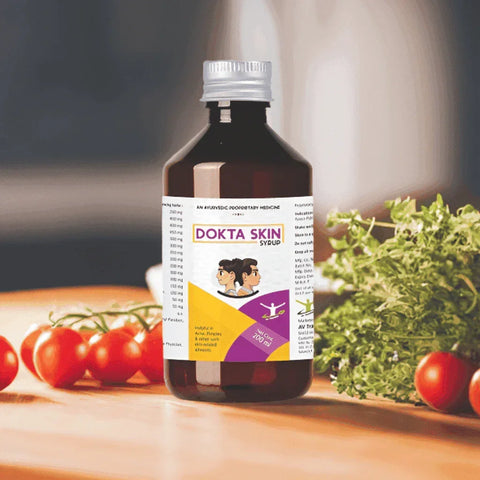 Ayurvedic Skin Care Syrup for Pimples and Acne Treatment - Sanatva Ayurvedic